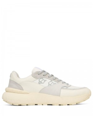 Men's Naked Wolfe Dart Ice Suede Sneakers Cream | PHILIPPINES VRAIEXL54