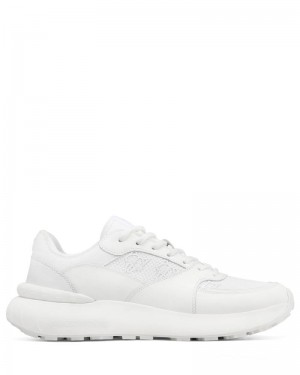 Men's Naked Wolfe Dart Triple Sneakers White | PHILIPPINES ZPRLCFG47