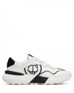 Men's Naked Wolfe Drought Sneakers White / Black | PHILIPPINES ACKWNFT54