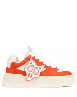 Men's Naked Wolfe Kosa Sneakers Orange | PHILIPPINES WDHZXAN04