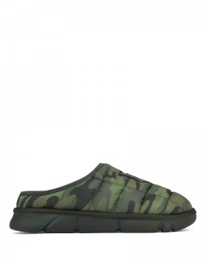 Men's Naked Wolfe Montana Slippers Camo | PHILIPPINES UPZBEIK76