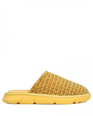 Men's Naked Wolfe Ohio Slippers Yellow | PHILIPPINES TPMBLFD57