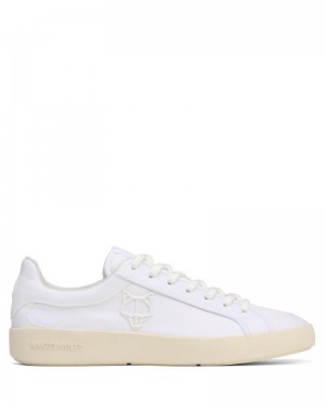 Men's Naked Wolfe Portofino Nylon Sneakers White | PHILIPPINES WDVHLEO96