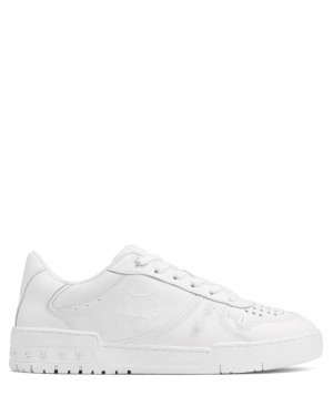 Men's Naked Wolfe Transmission Leather Sneakers White | PHILIPPINES MUIGQFK13