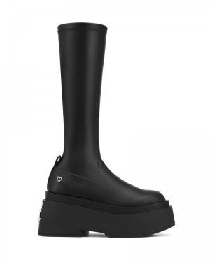 Women's Naked Wolfe Naughty Platform Boots Black | PHILIPPINES TIBZJOL30