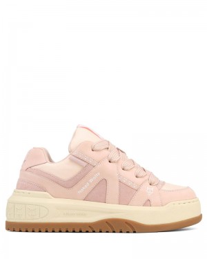 Women's Naked Wolfe Skating Nubuck/Cow Suede Sneakers Pink | PHILIPPINES DGKLOQB65