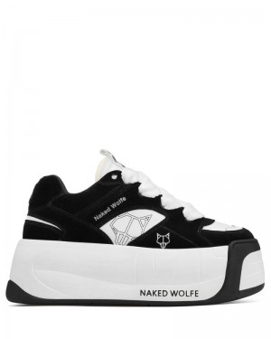 Women's Naked Wolfe Snatch Sneakers Black | PHILIPPINES QPFUNAW40