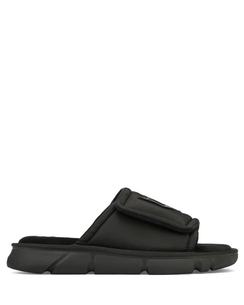 Men\'s Naked Wolfe Alaska Slides Black | PHILIPPINES SPMEVIR04