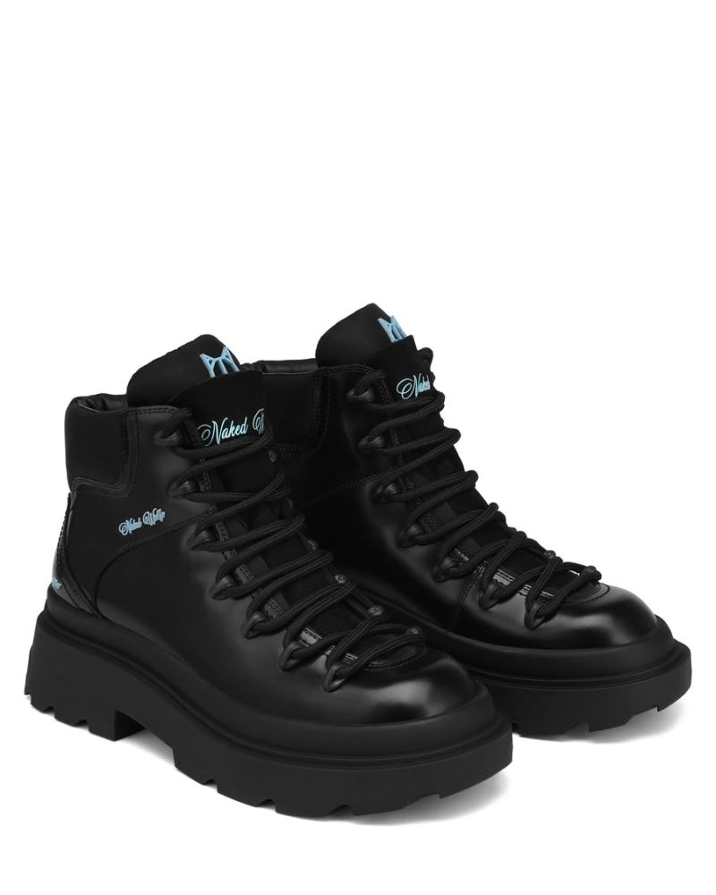 Men's Naked Wolfe Apex Box Leather Boots Black | PHILIPPINES RECYVJI31