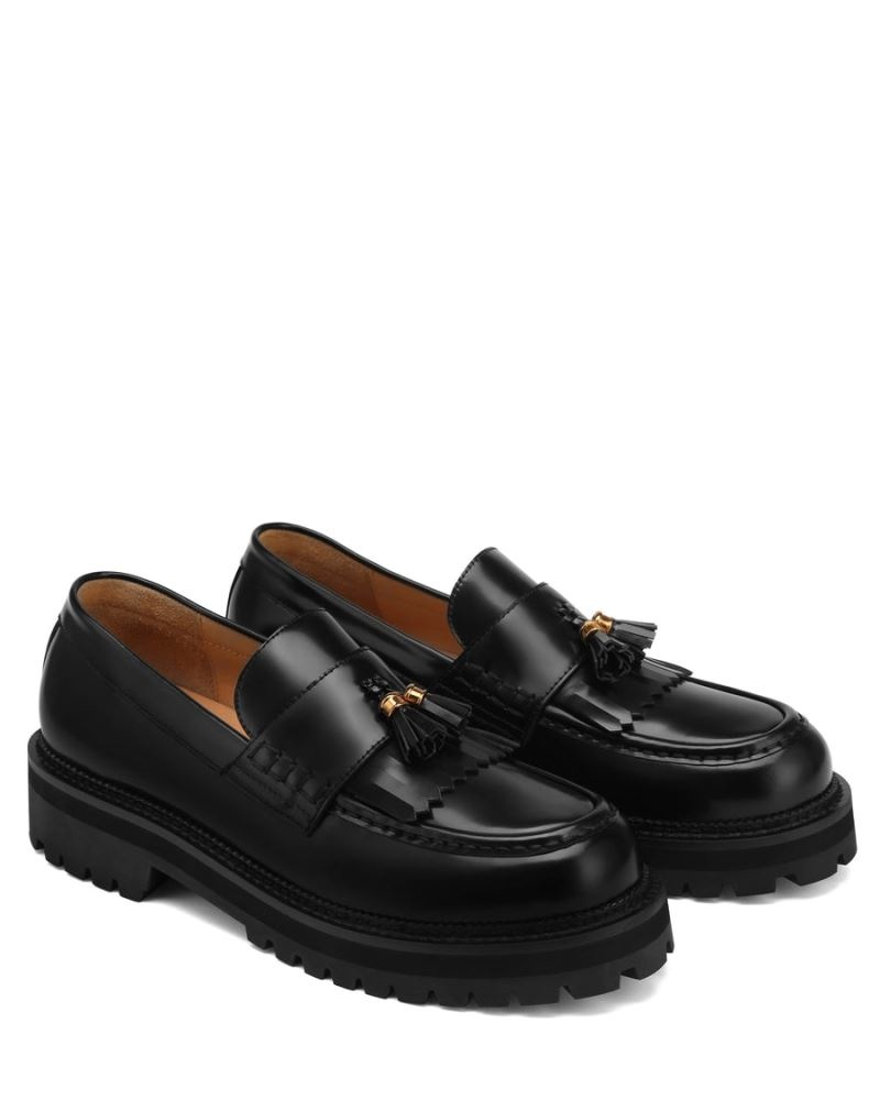 Men's Naked Wolfe Banter Box Leather Loafers Black | PHILIPPINES TWLVOCY21