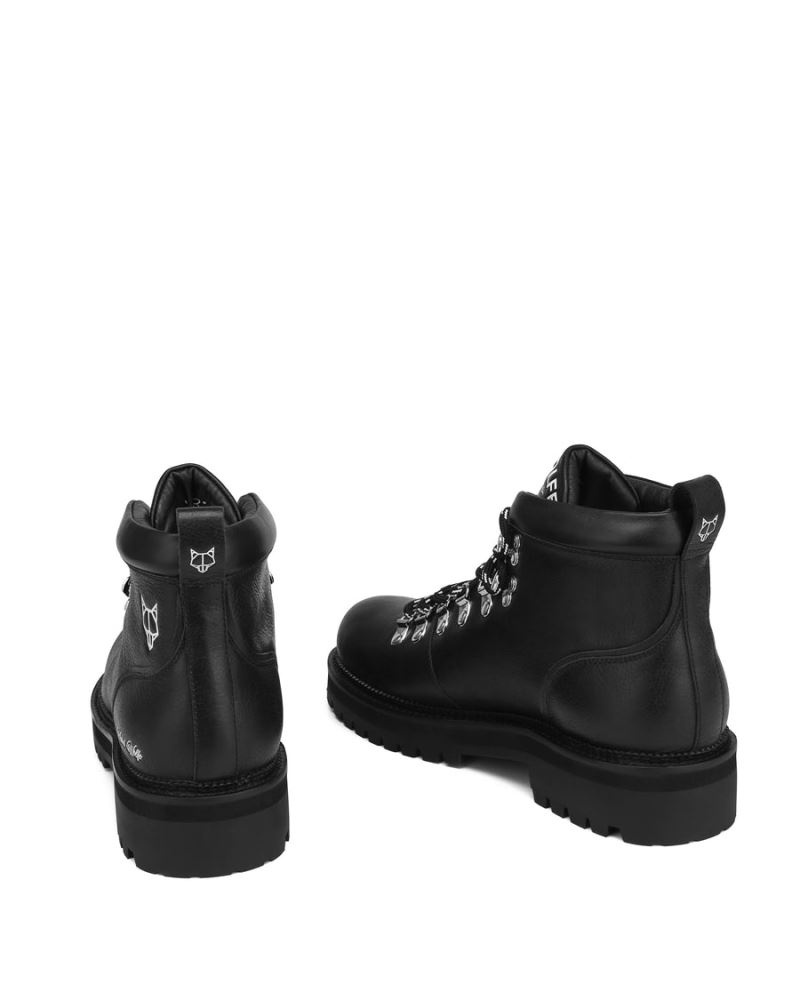 Men's Naked Wolfe Bear Leather Boots Black | PHILIPPINES GHEWLBQ12