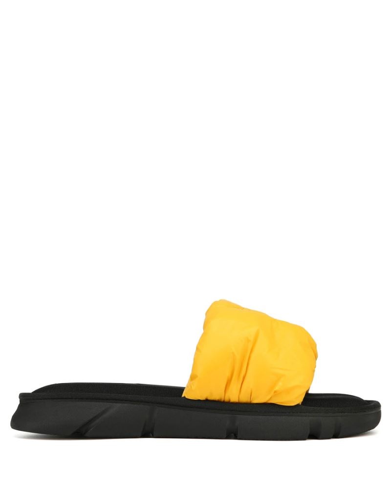 Men\'s Naked Wolfe Coasting Slides Yellow | PHILIPPINES FVHWRGI82