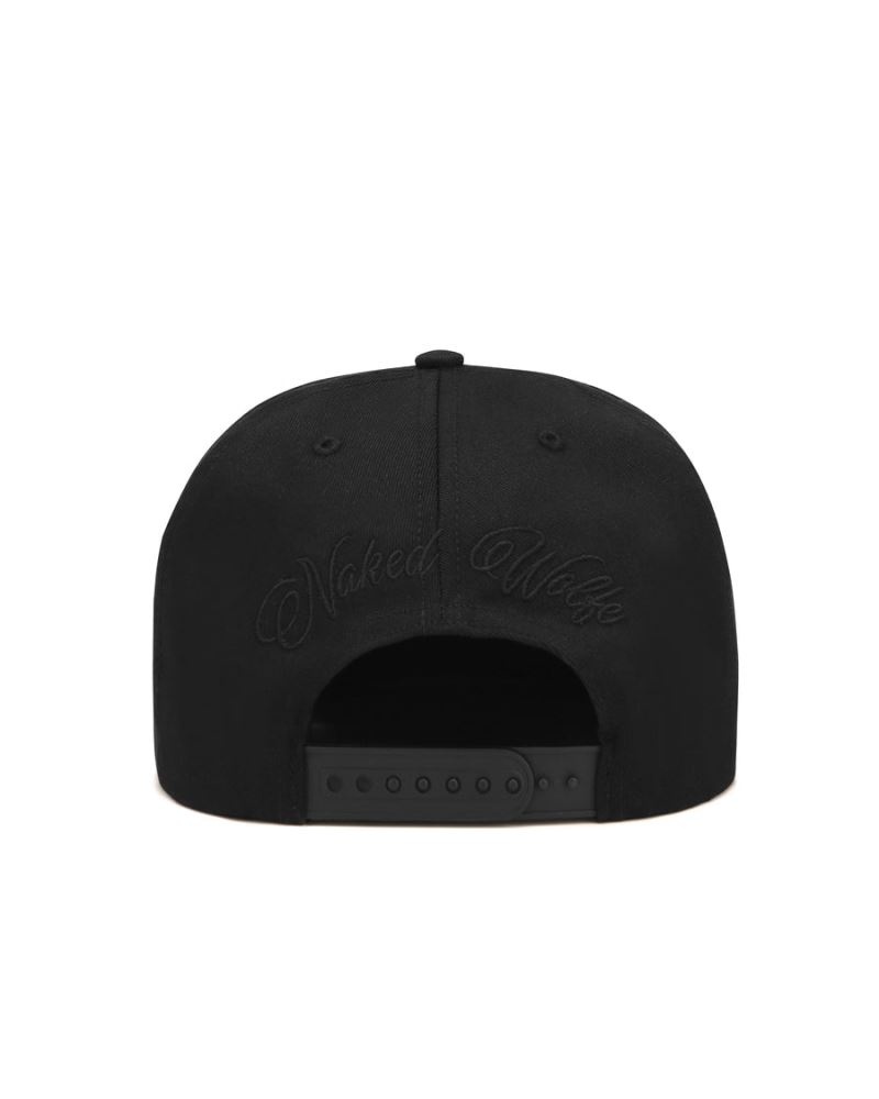 Men's Naked Wolfe Constructed Wolfe Caps Black | PHILIPPINES HLGTYUX48