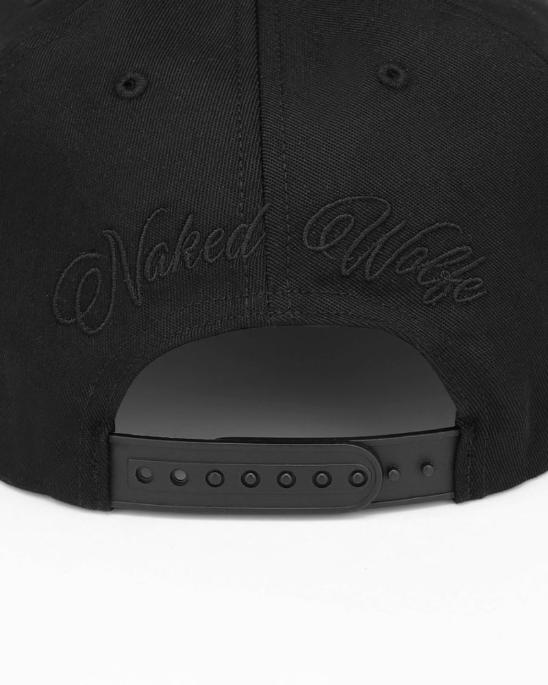 Men's Naked Wolfe Constructed Wolfe Caps Black | PHILIPPINES HLGTYUX48