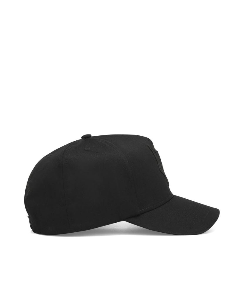 Men's Naked Wolfe Constructed Wolfe Caps Black | PHILIPPINES HLGTYUX48