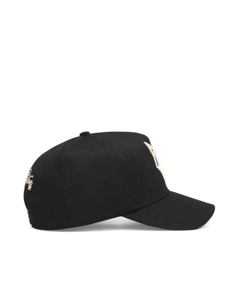 Men's Naked Wolfe Constructed Wolfe Caps Black | PHILIPPINES QADIJWS67