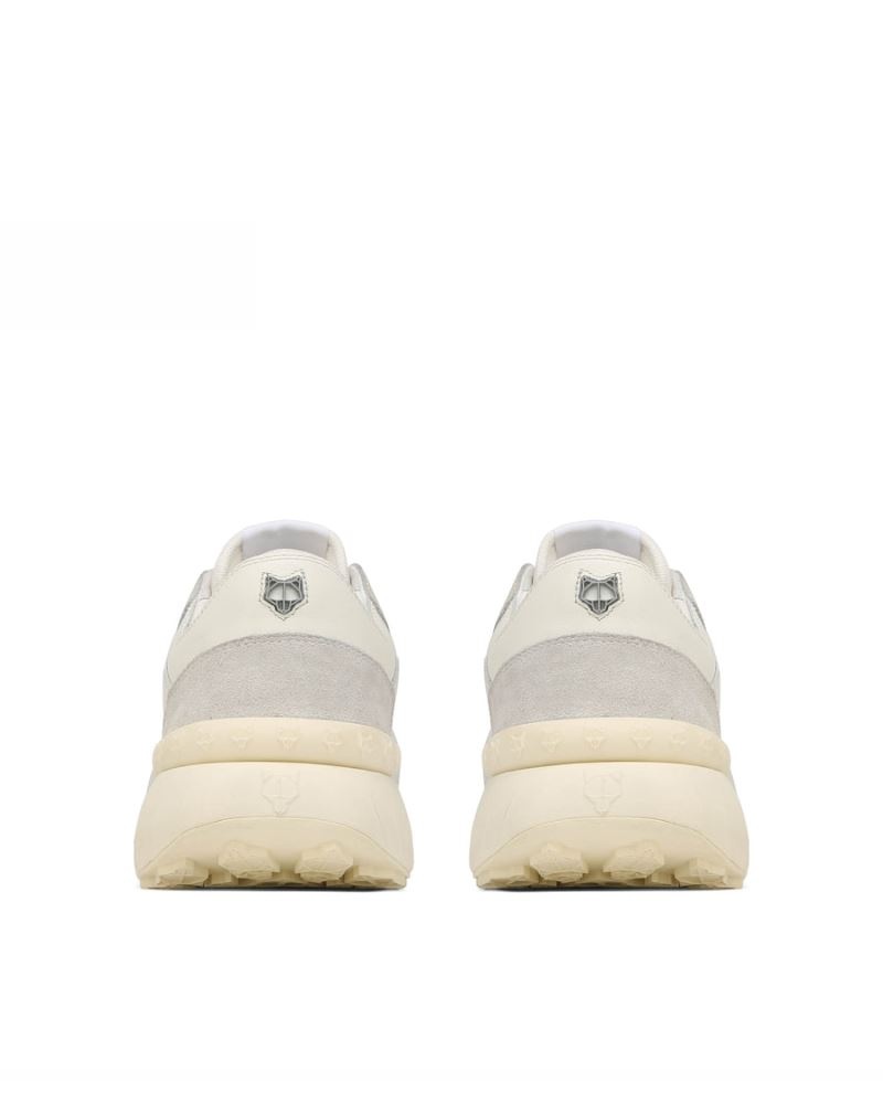 Men's Naked Wolfe Dart Ice Suede Sneakers Cream | PHILIPPINES VRAIEXL54