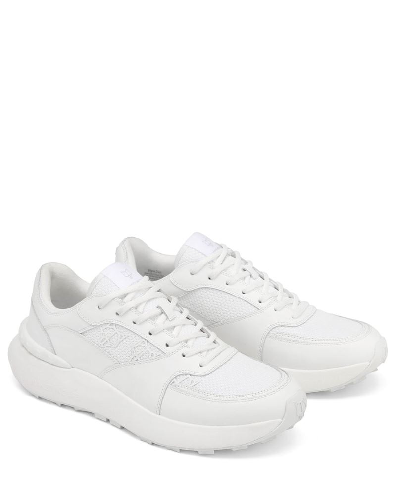 Men's Naked Wolfe Dart Triple Sneakers White | PHILIPPINES ZPRLCFG47