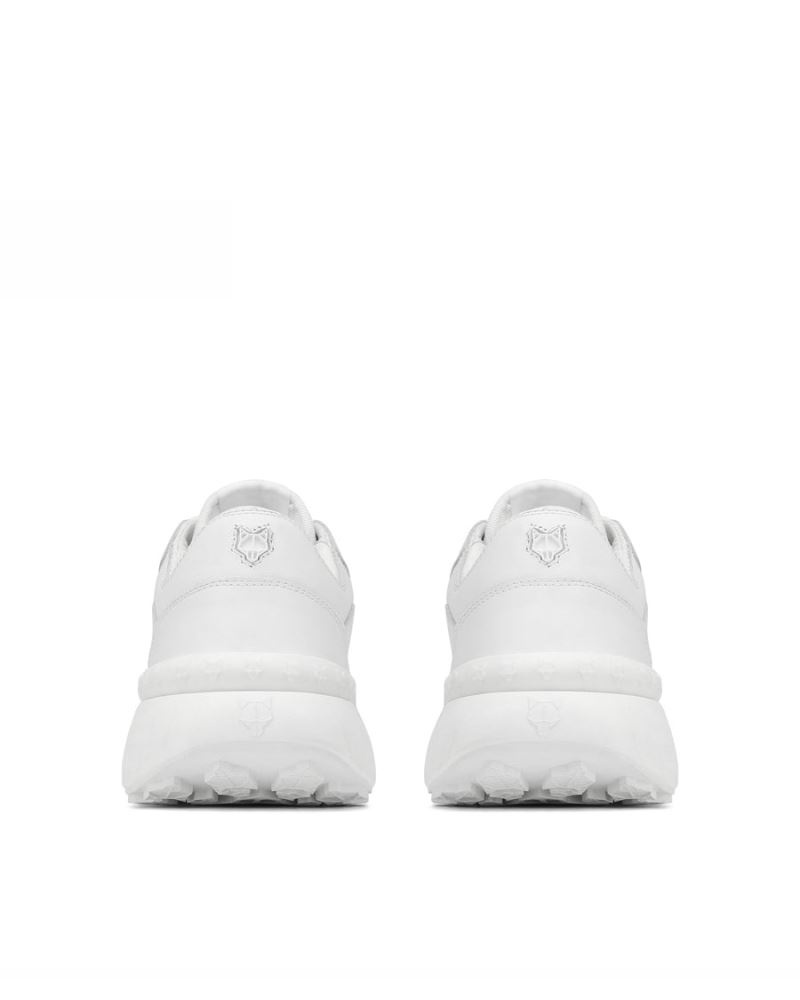 Men's Naked Wolfe Dart Triple Sneakers White | PHILIPPINES ZPRLCFG47