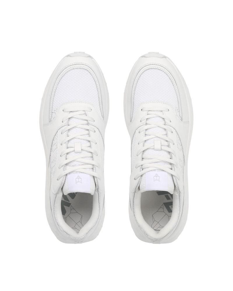 Men's Naked Wolfe Dart Triple Sneakers White | PHILIPPINES ZPRLCFG47