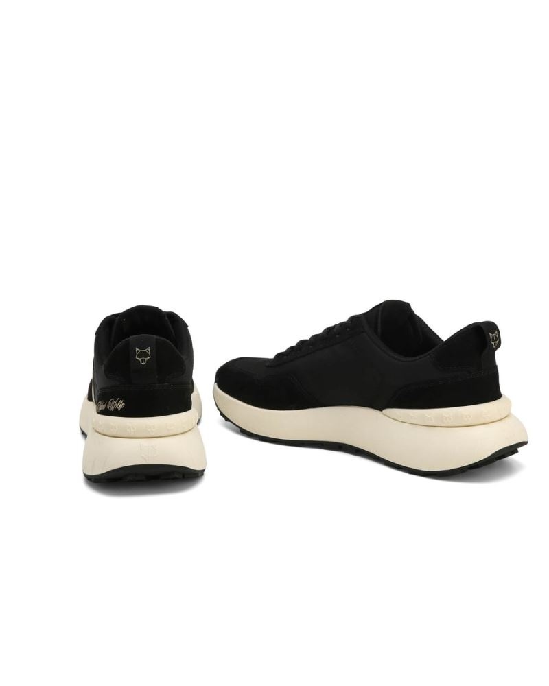 Men's Naked Wolfe Doubt Nylon Sneakers Black | PHILIPPINES UBLJVMX80