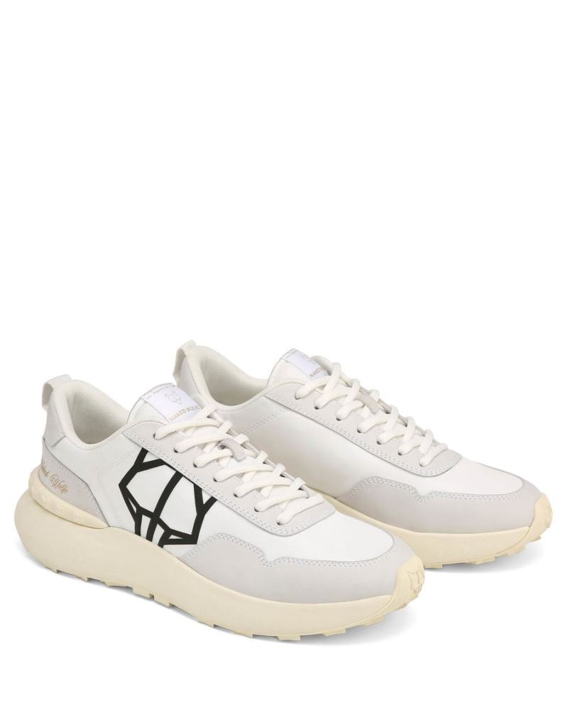 Men's Naked Wolfe Doubt Nylon Sneakers White | PHILIPPINES ROYUBDH97