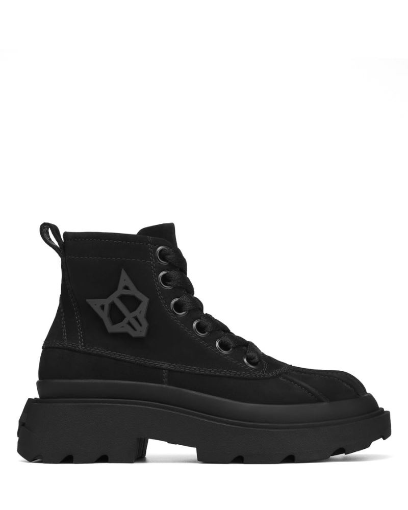 Men\'s Naked Wolfe Drago Nubuck Boots Black | PHILIPPINES MULXQIY60