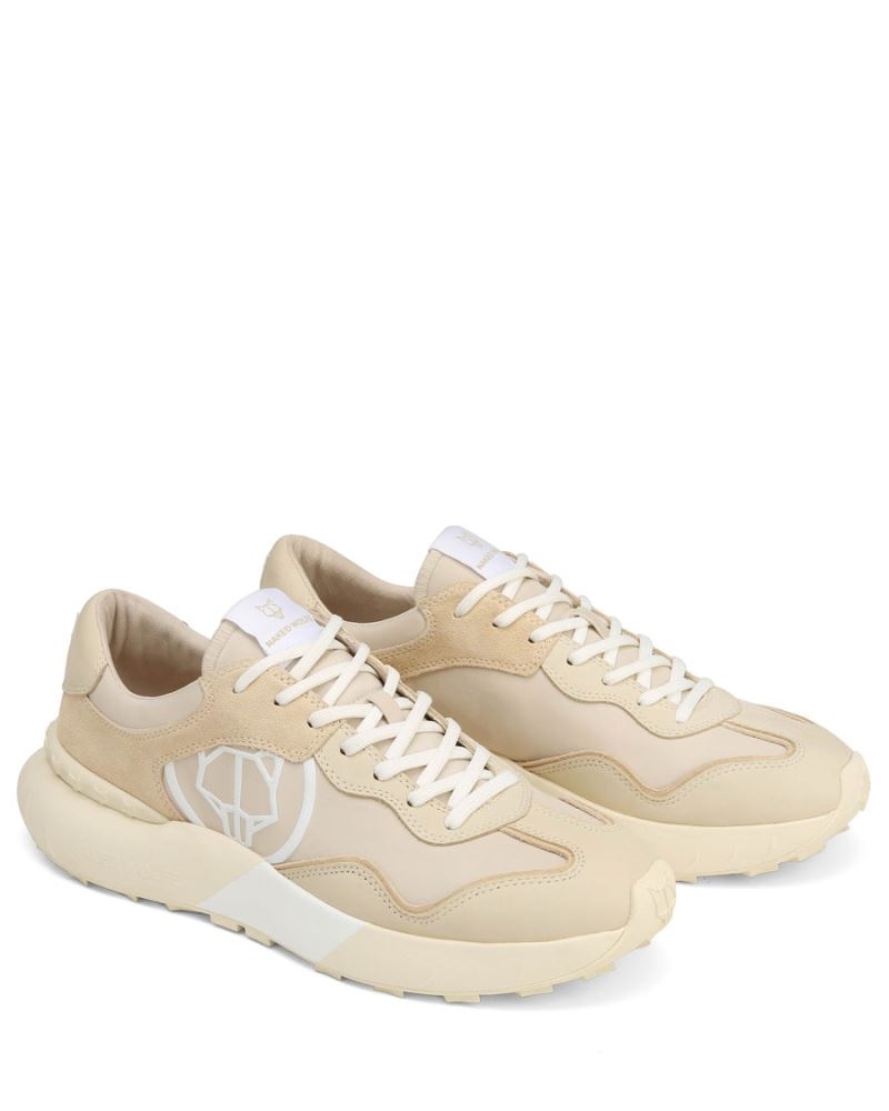 Men's Naked Wolfe Drought Sneakers Beige | PHILIPPINES LPQWKAS57