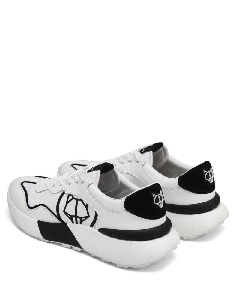 Men's Naked Wolfe Drought Sneakers White / Black | PHILIPPINES ACKWNFT54