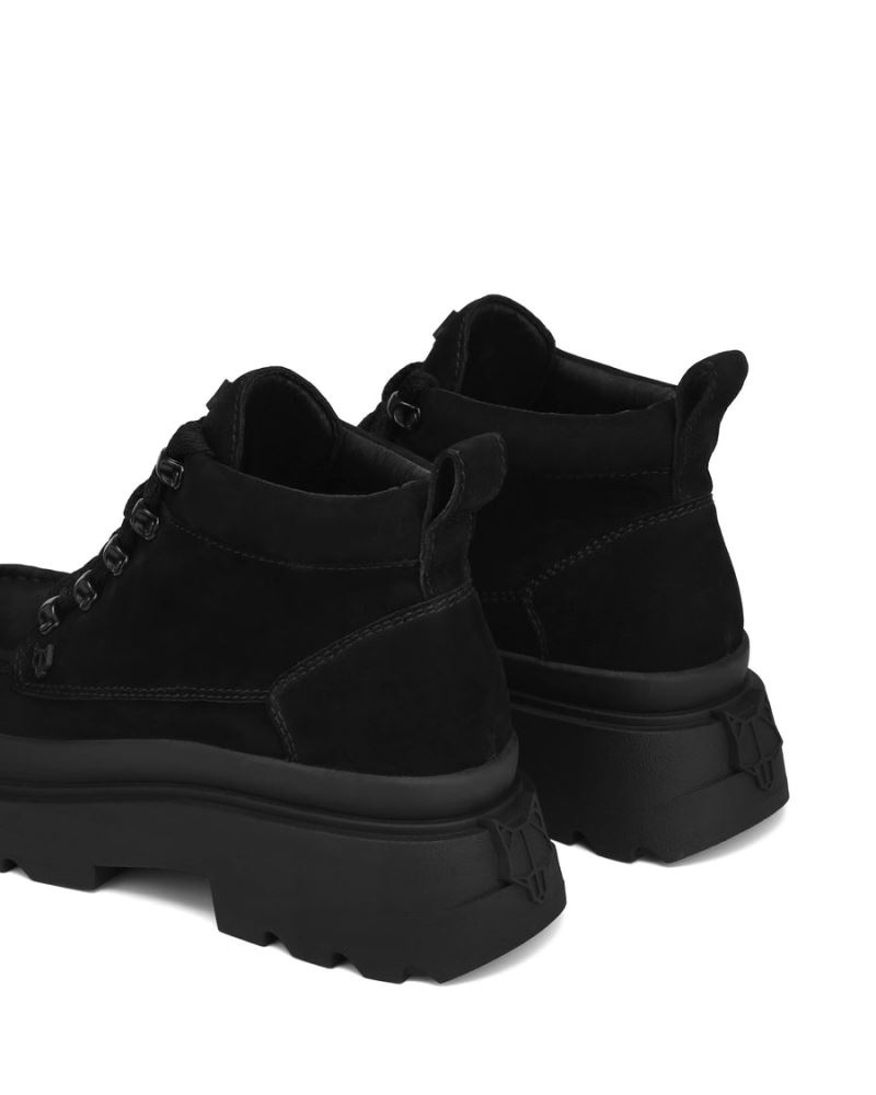 Men's Naked Wolfe Drown Nubuck Boots Black | PHILIPPINES PUZCANQ25