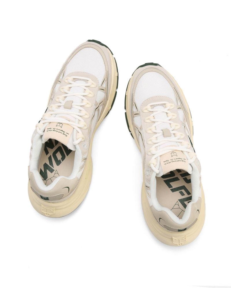 Men's Naked Wolfe Fever Mesh Sneakers White | PHILIPPINES UBCEQNV78