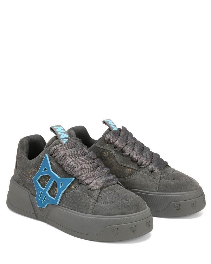 Men's Naked Wolfe Kosa Cool Sneakers Grey | PHILIPPINES JNLYSUA70