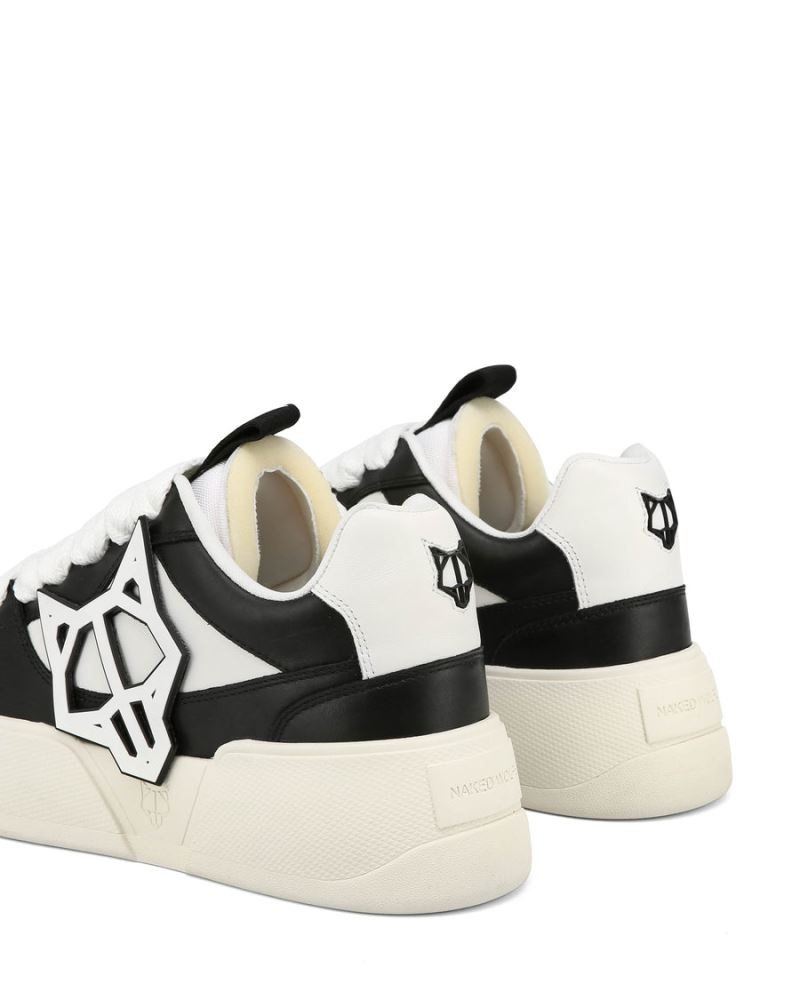 Men's Naked Wolfe Kosa Sneakers Black / White | PHILIPPINES UHCOMZB87