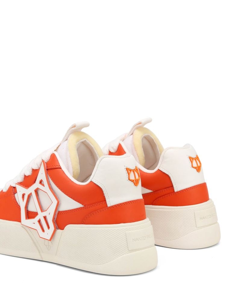 Men's Naked Wolfe Kosa Sneakers Orange | PHILIPPINES WDHZXAN04