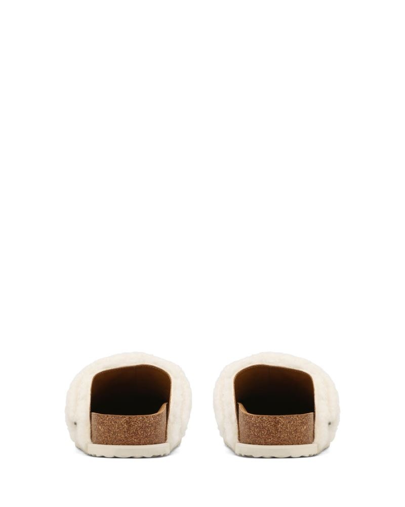 Men's Naked Wolfe Malta Shearling Slippers Cream | PHILIPPINES GLHFBXO50