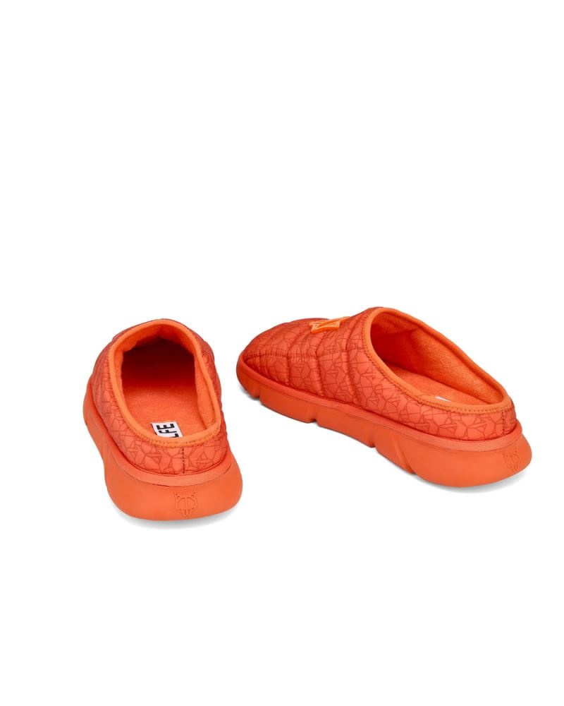 Men's Naked Wolfe Montana Monogram Slippers Orange | PHILIPPINES GEDLAIO57