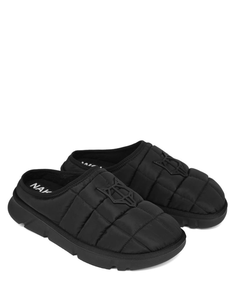 Men's Naked Wolfe Montana Slippers Black | PHILIPPINES SZYGDIK43