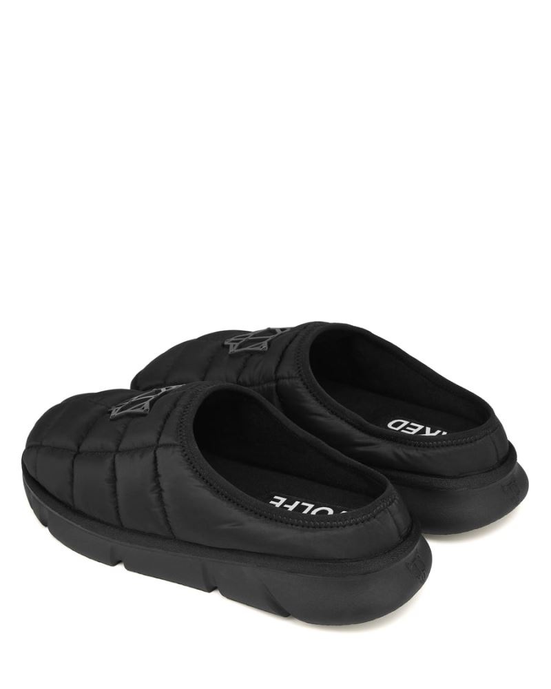 Men's Naked Wolfe Montana Slippers Black | PHILIPPINES SZYGDIK43