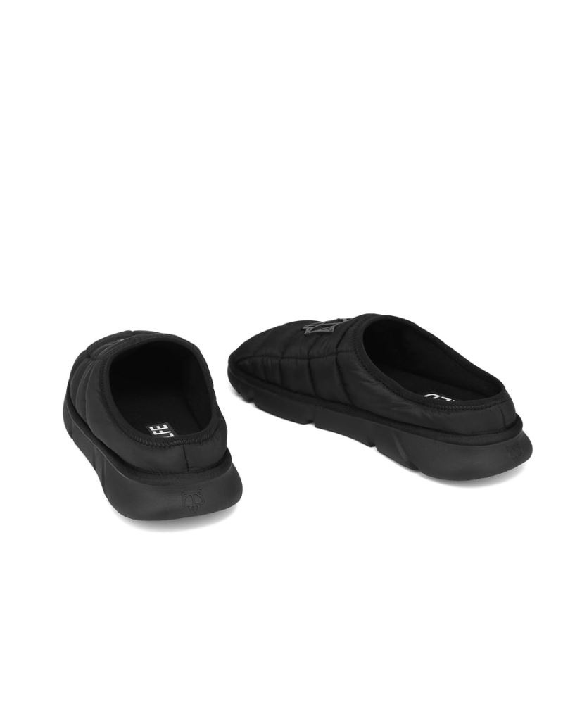 Men's Naked Wolfe Montana Slippers Black | PHILIPPINES SZYGDIK43