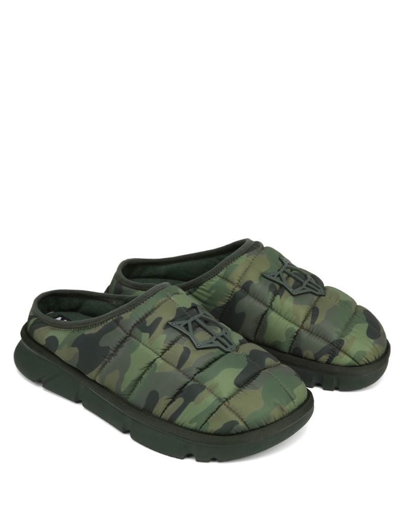 Men's Naked Wolfe Montana Slippers Camo | PHILIPPINES UPZBEIK76