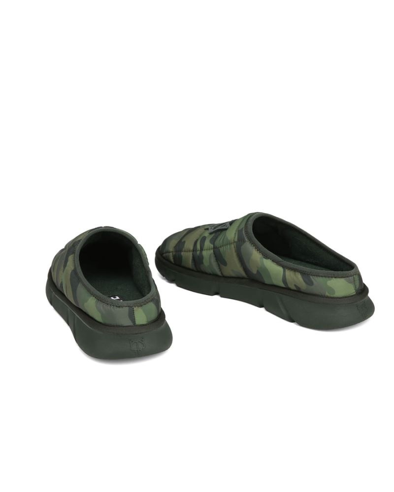 Men's Naked Wolfe Montana Slippers Camo | PHILIPPINES UPZBEIK76