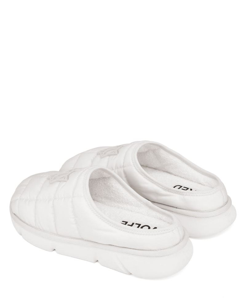 Men's Naked Wolfe Montana Slippers White | PHILIPPINES UBRSDAV13