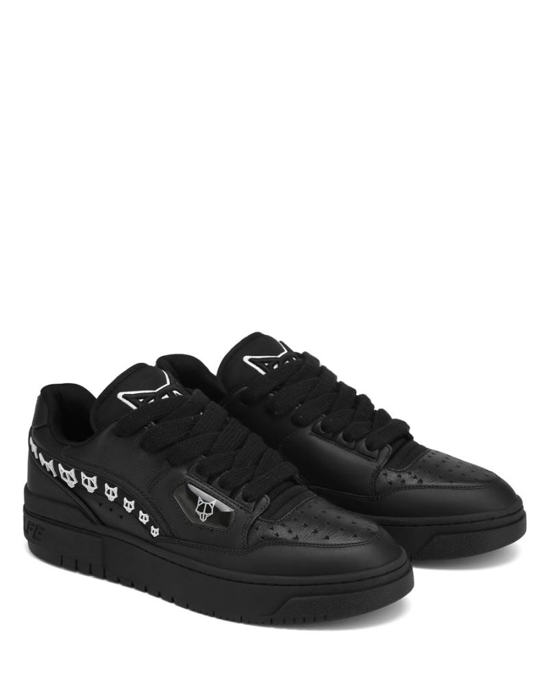 Men's Naked Wolfe NW-00 Midnight Sneakers Black | PHILIPPINES RDGWHOZ40