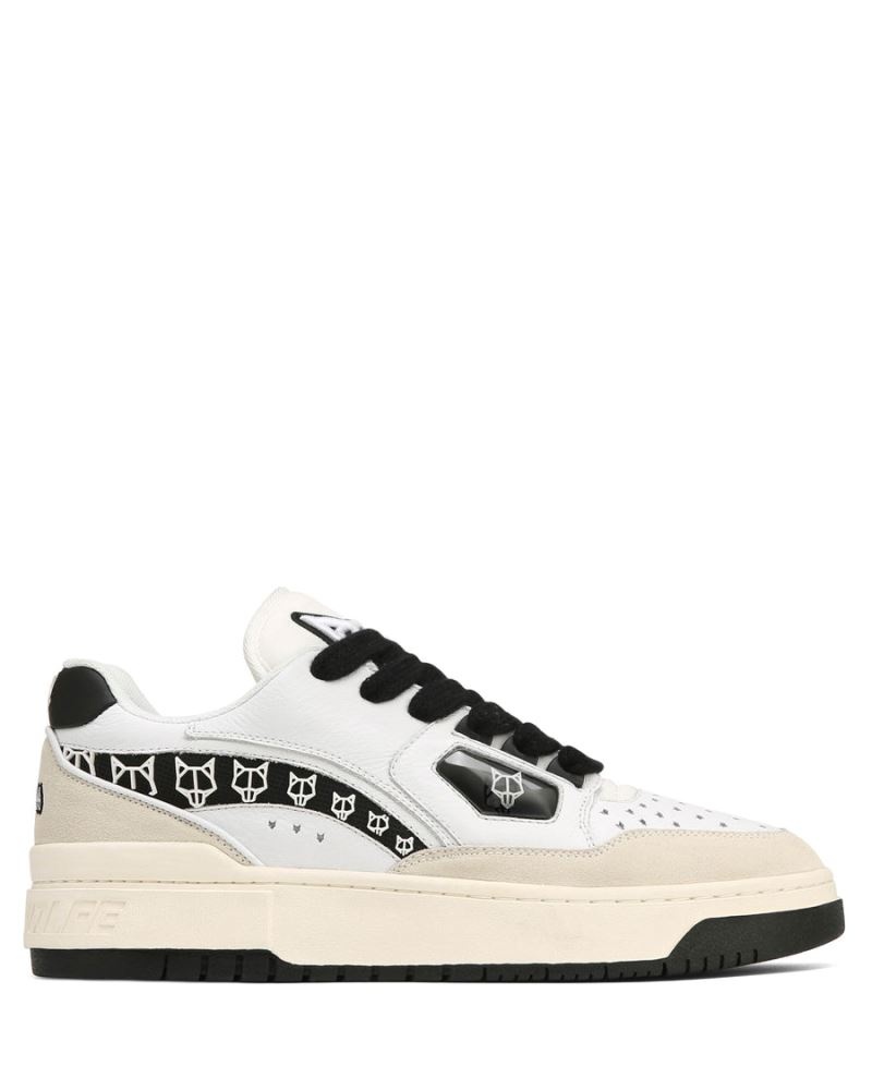 Men's Naked Wolfe NW-00 Sneakers White / Black | PHILIPPINES OQYXSHI93