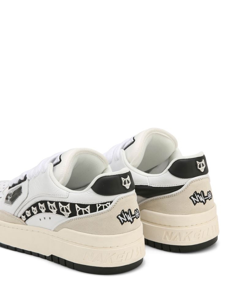 Men's Naked Wolfe NW-00 Sneakers White / Black | PHILIPPINES OQYXSHI93