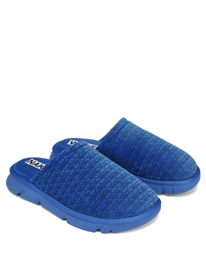 Men's Naked Wolfe Ohio Slippers Blue | PHILIPPINES BRTCEAX27