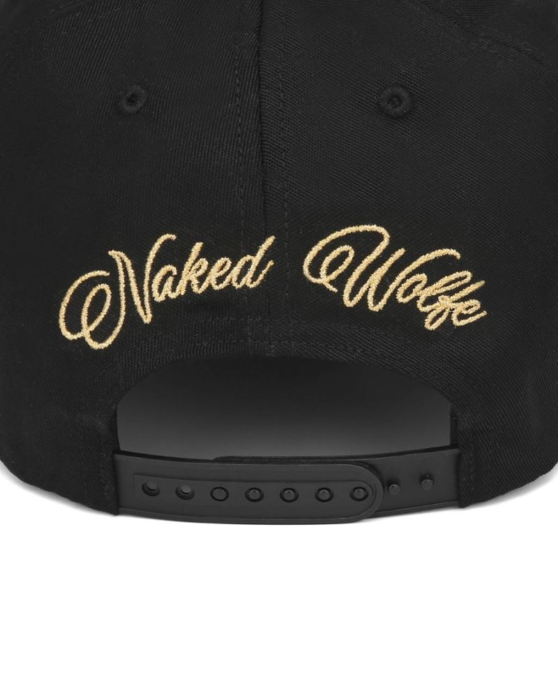 Men's Naked Wolfe Signature Unconstructed Caps Black | PHILIPPINES OSVULJK89