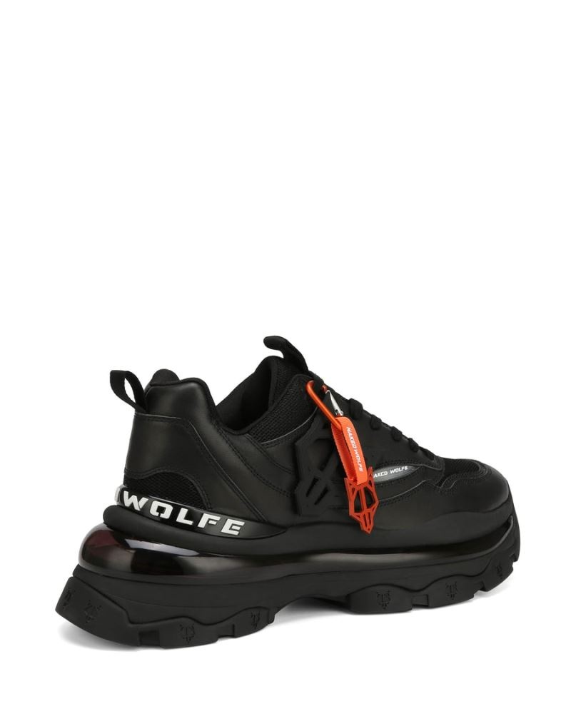 Men's Naked Wolfe Spring Sneakers Black | PHILIPPINES OFHKBRW29