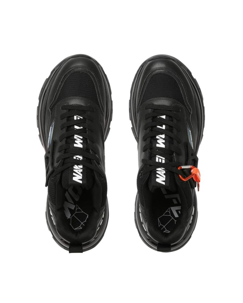 Men's Naked Wolfe Spring Sneakers Black | PHILIPPINES OFHKBRW29