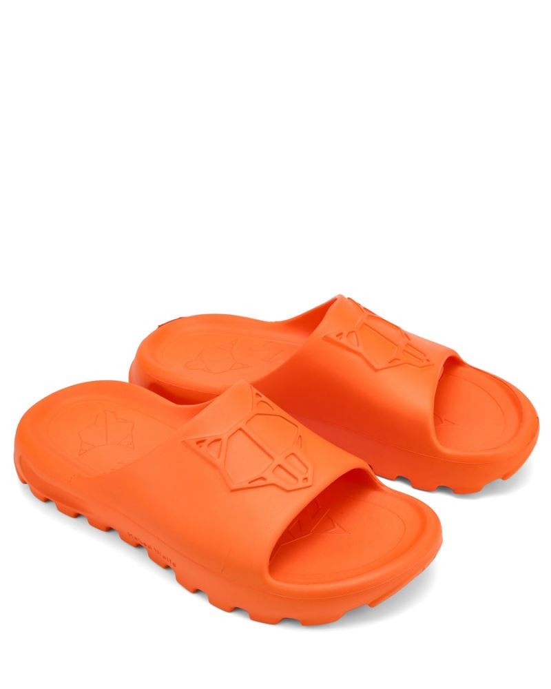 Men's Naked Wolfe Tommy Slides Orange | PHILIPPINES ZCHFDYP31